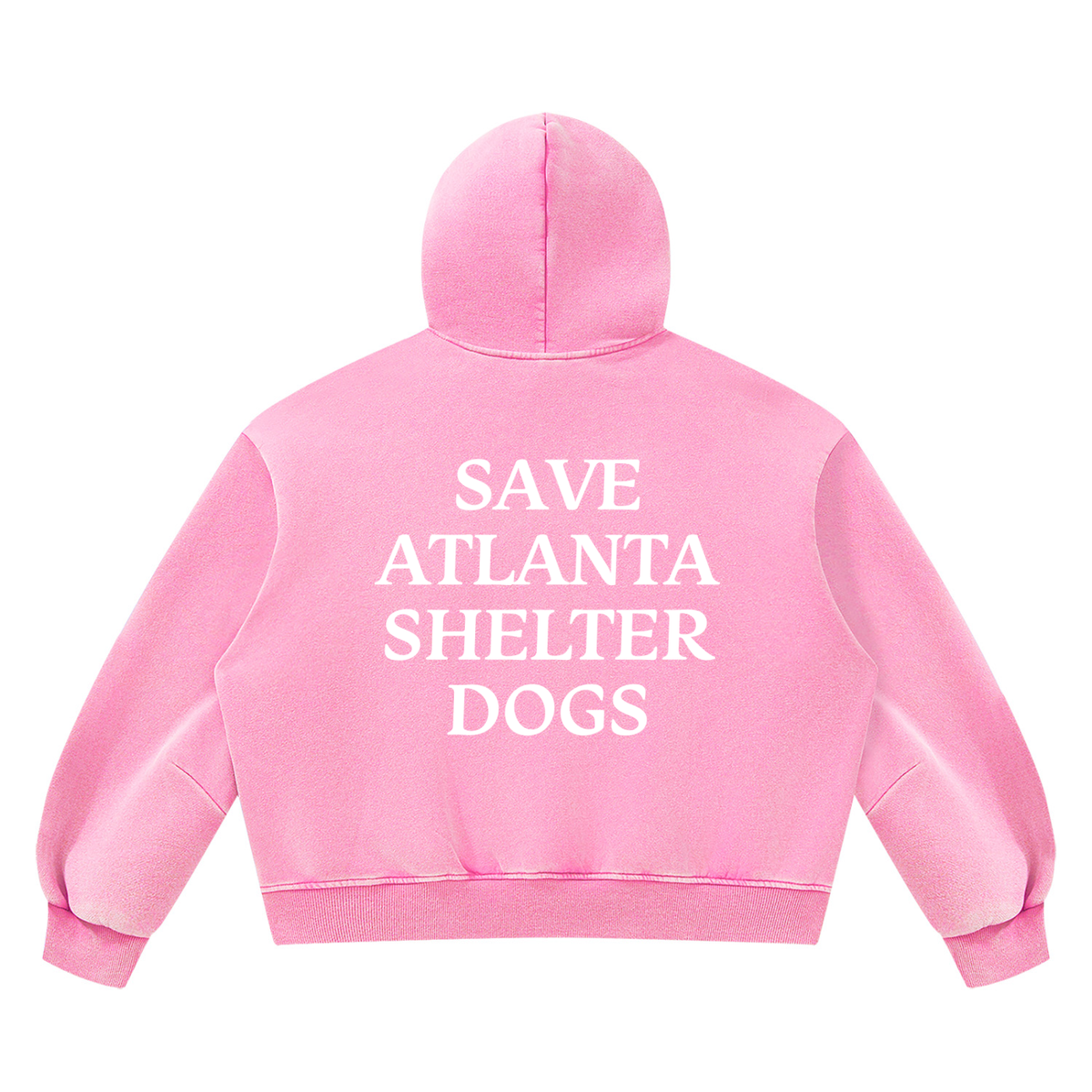Unisex Vintage Wash Boxy Fleece Hoodie
