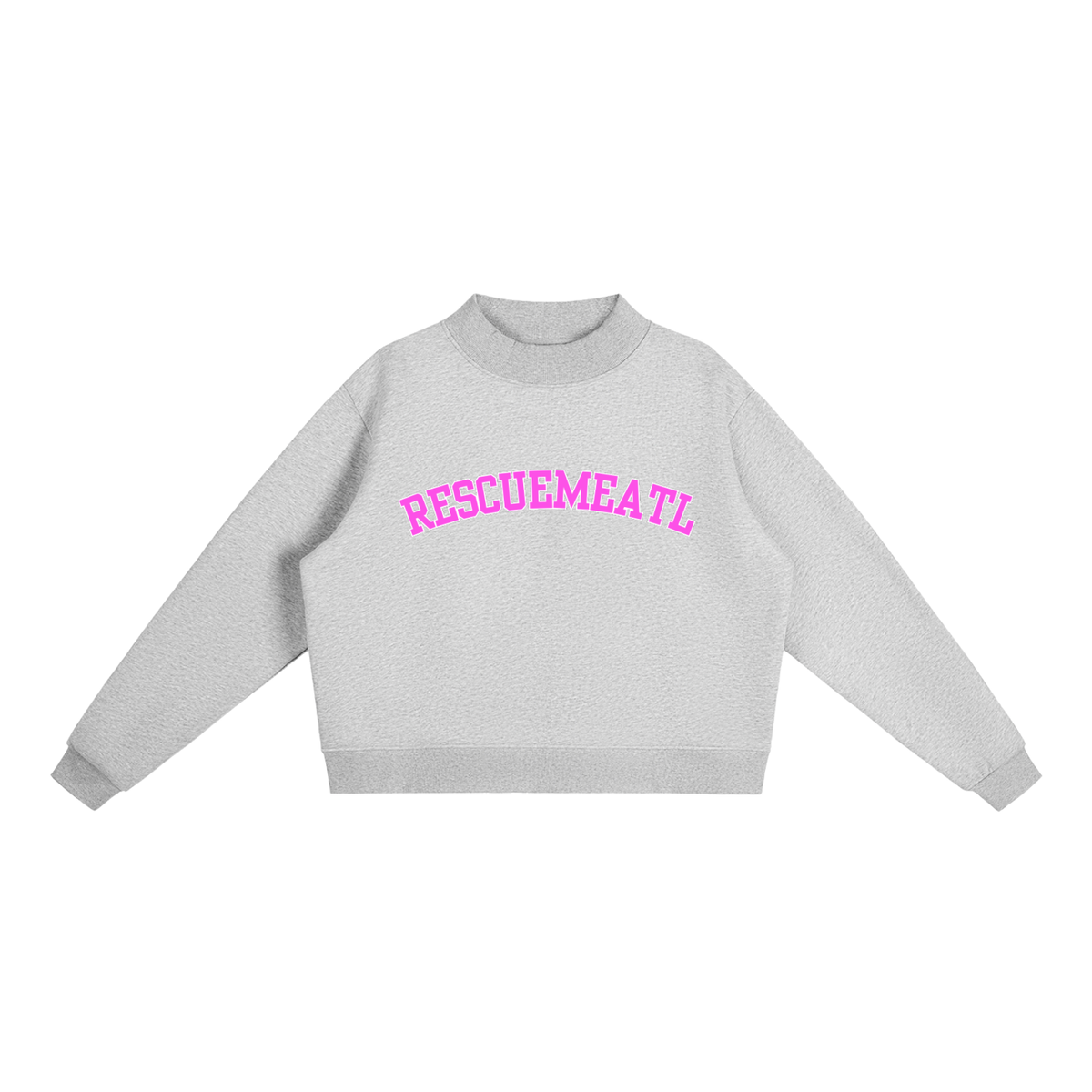 Fleece Mock-Neck (Gray)