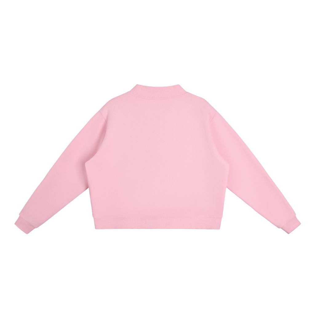 Fleece Mock-Neck (Pink)